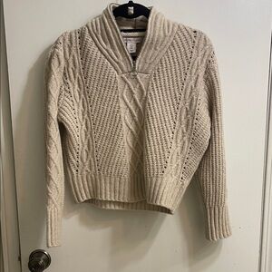 Sincerely Jules Cream Cowl Neck Sweater